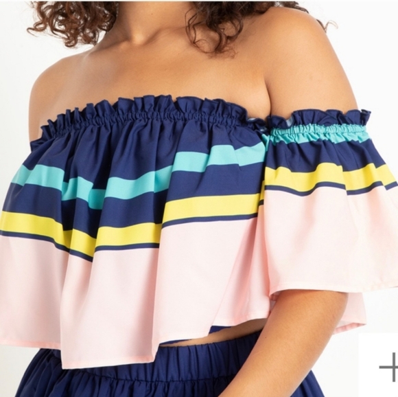 EUC ELOQUII OFF THE SHOULDER TOP SIZE 24 - Picture 2 of 8